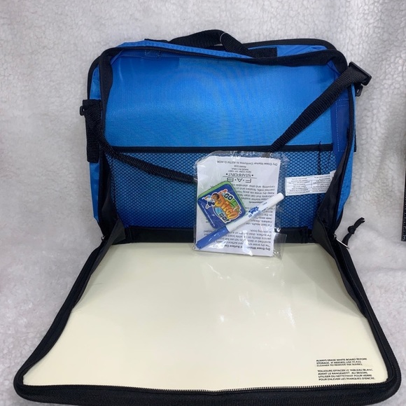 Nick Jr Go Diego Go 2 in 1 Auto Travel Desk 2006 dry erase board bag New 14" - Picture 6 of 13